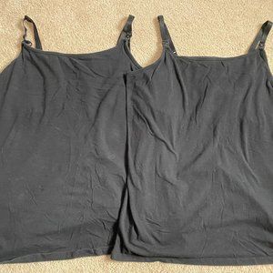 Two Motherhood Maternity Plus Size Nursing Camis